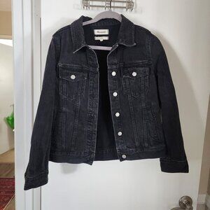 Madewell The Jean Jacket Lunar Wash Black Denim